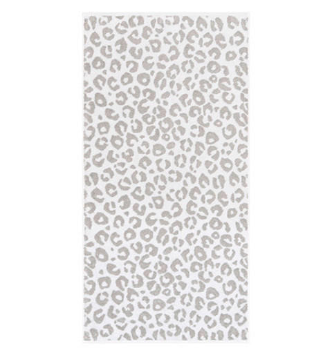 DUSCHTUCH Leo 80/150 cm  - Hellgrau/Grau, Design, Textil (80/150cm) - Cawoe