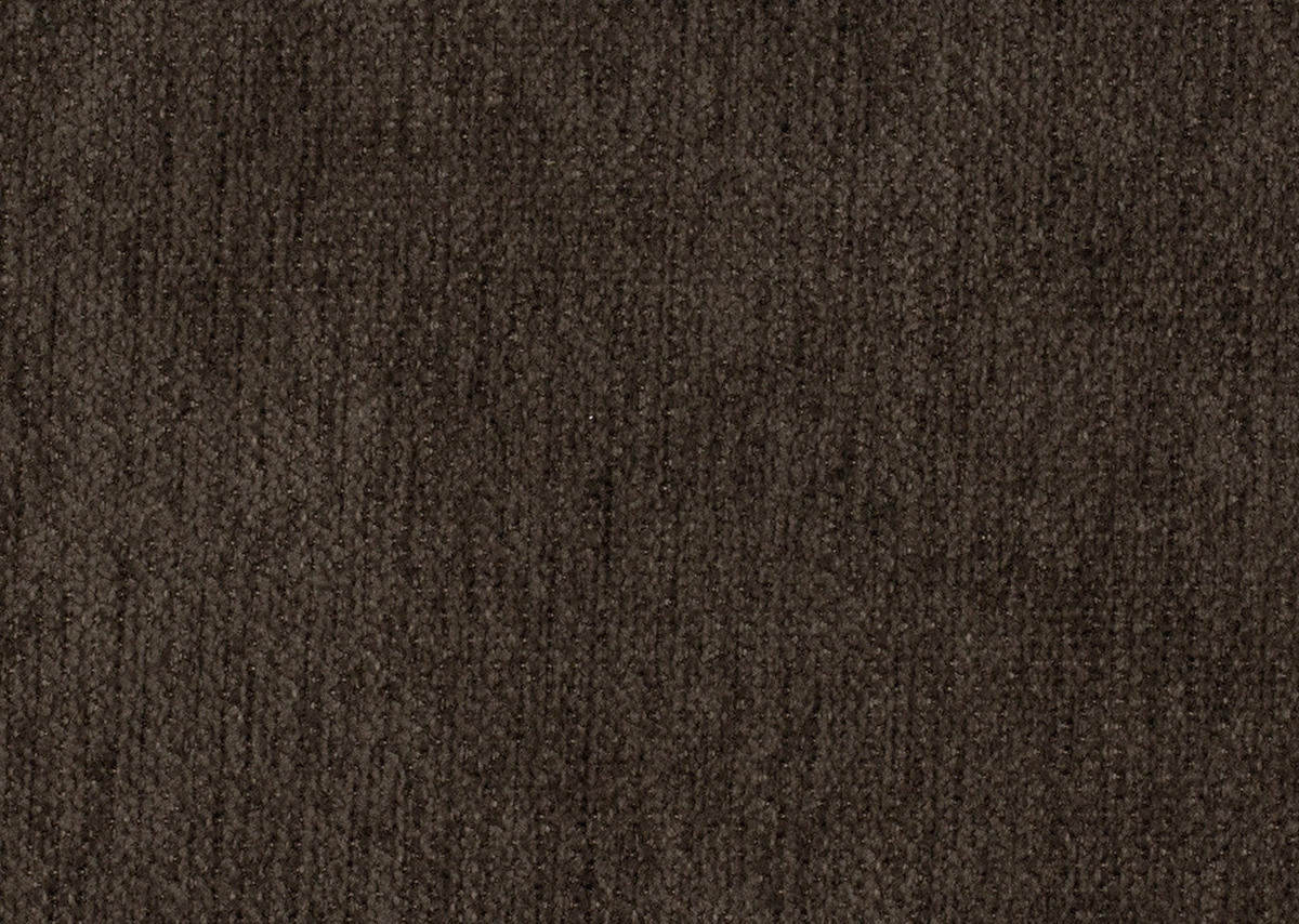 ECKSOFA in Flachgewebe Dunkelbraun  - Dunkelbraun/Schwarz, Design, Textil/Metall (190/309cm) - Beldomo Style
