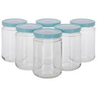 EINMACHGLAS-SET - Transparent, Basics, Glas/Metall (7,2/11,3cm)