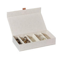 BRILLENBOX - Beige, Basics, Karton/Textil (30/17/6cm) - Store It