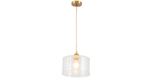 HÄNGELEUCHTE 25/125 cm - Klar, Trend, Glas/Metall (25/125cm) - Novel