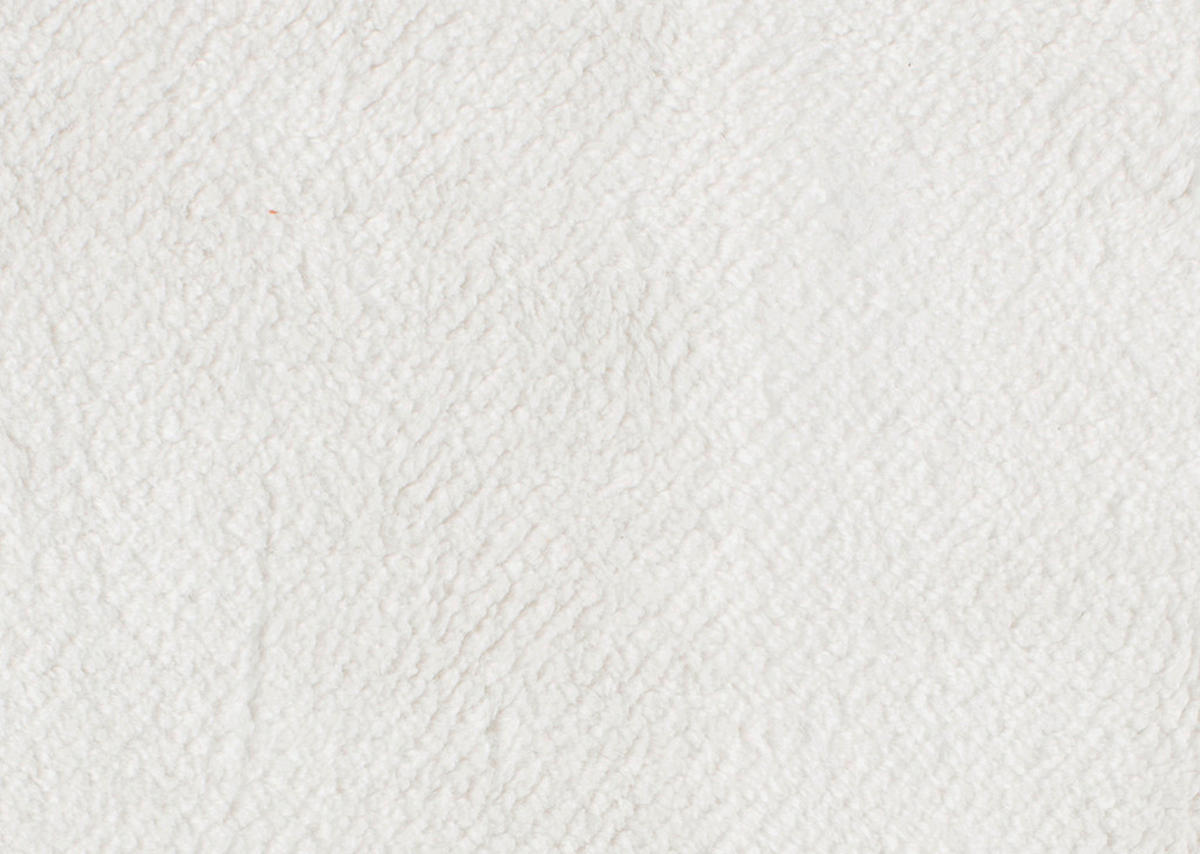 ECKSOFA Weiß Plüsch  - Dunkelbraun/Weiß, KONVENTIONELL, Holz/Textil (190/288cm) - Carryhome