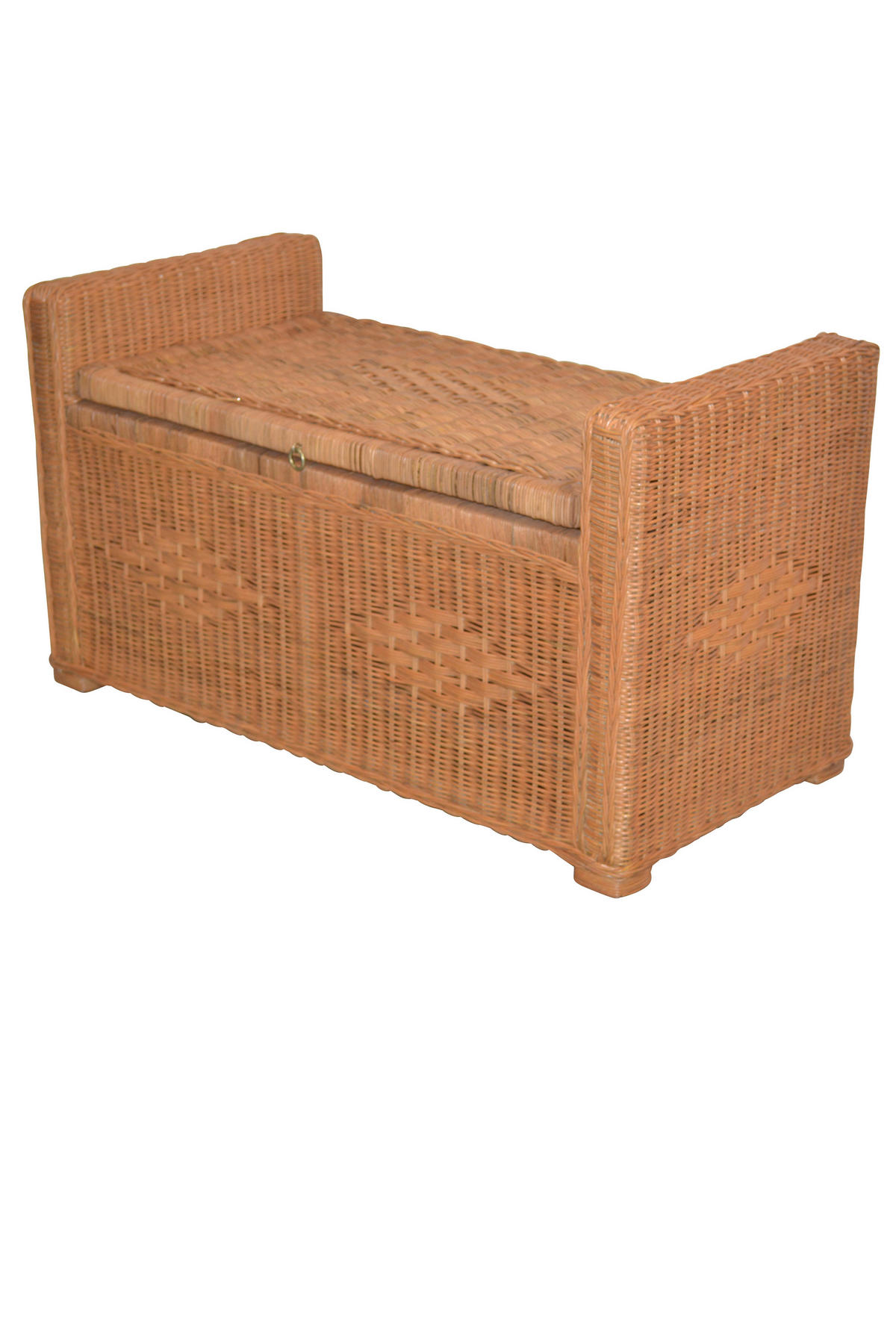 SITZBANK Honig Rattan  - Honig, KONVENTIONELL, Holz (45/90/51cm) - MID.YOU