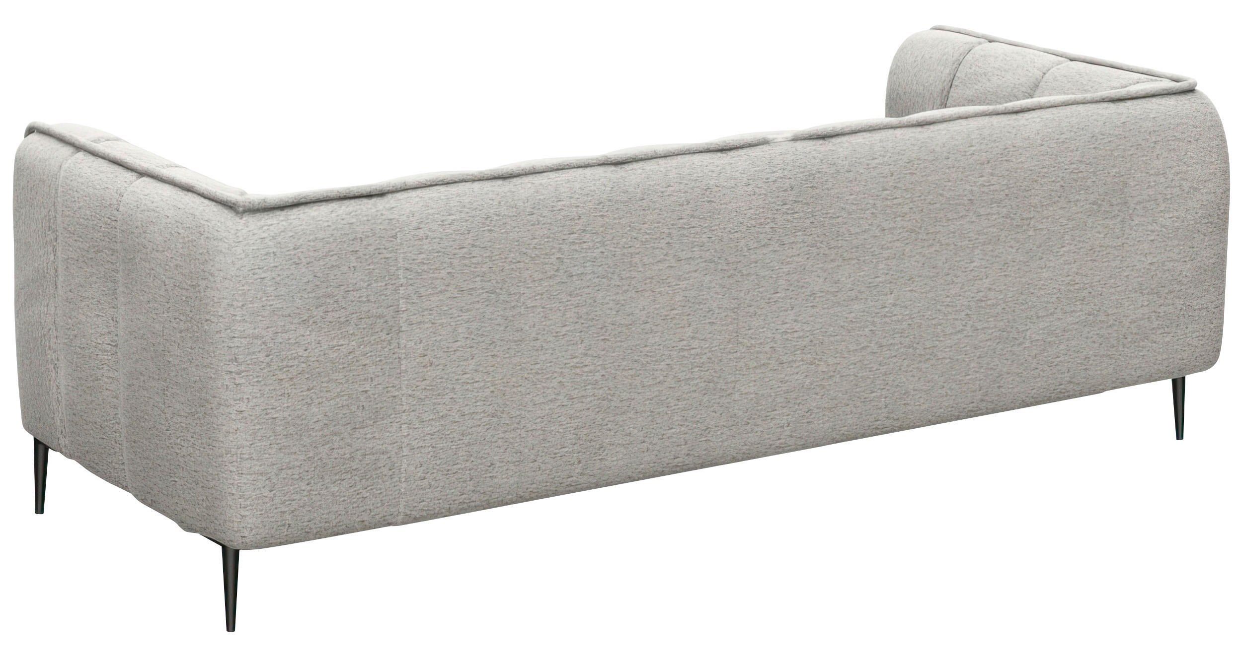 Thumbnail - Livetastic 3-Sitzer-Sofa, Hellgrau, Textil, Eiche, vollmassiv, 209x75x91 cm, Reach, Made in EU, Oeko-Tex® Standard 100, ...