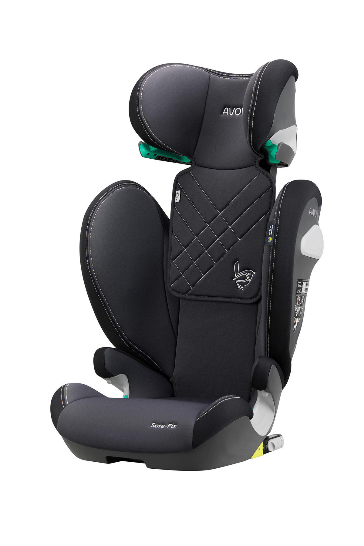 KINDERAUTOSITZ Sora Fix  - Dunkelgrau/Schwarz, Basics, Kunststoff/Textil (52/83/39cm)