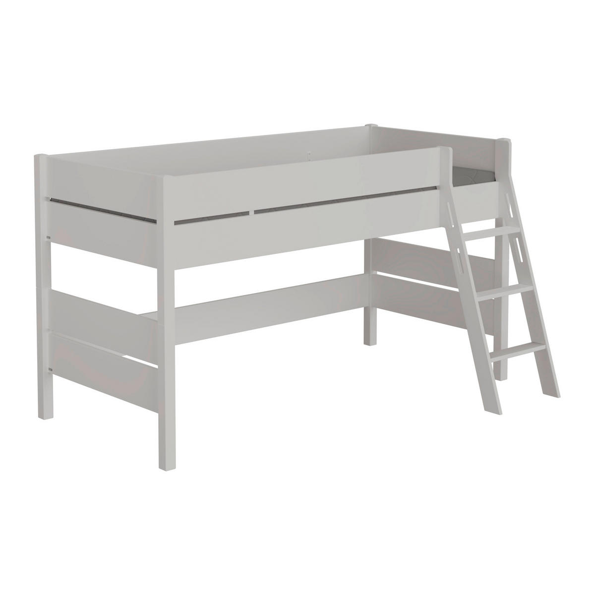 HOCHBETT 120/200 cm,  in Grau, Leiter  - Grau, KONVENTIONELL, Holzwerkstoff (120/200cm) - Paidi