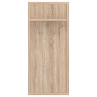 GARDEROBENLEISTE  in Eichefarben  - Eichefarben, Design, Holzwerkstoff (66/152/24cm) - MID.YOU