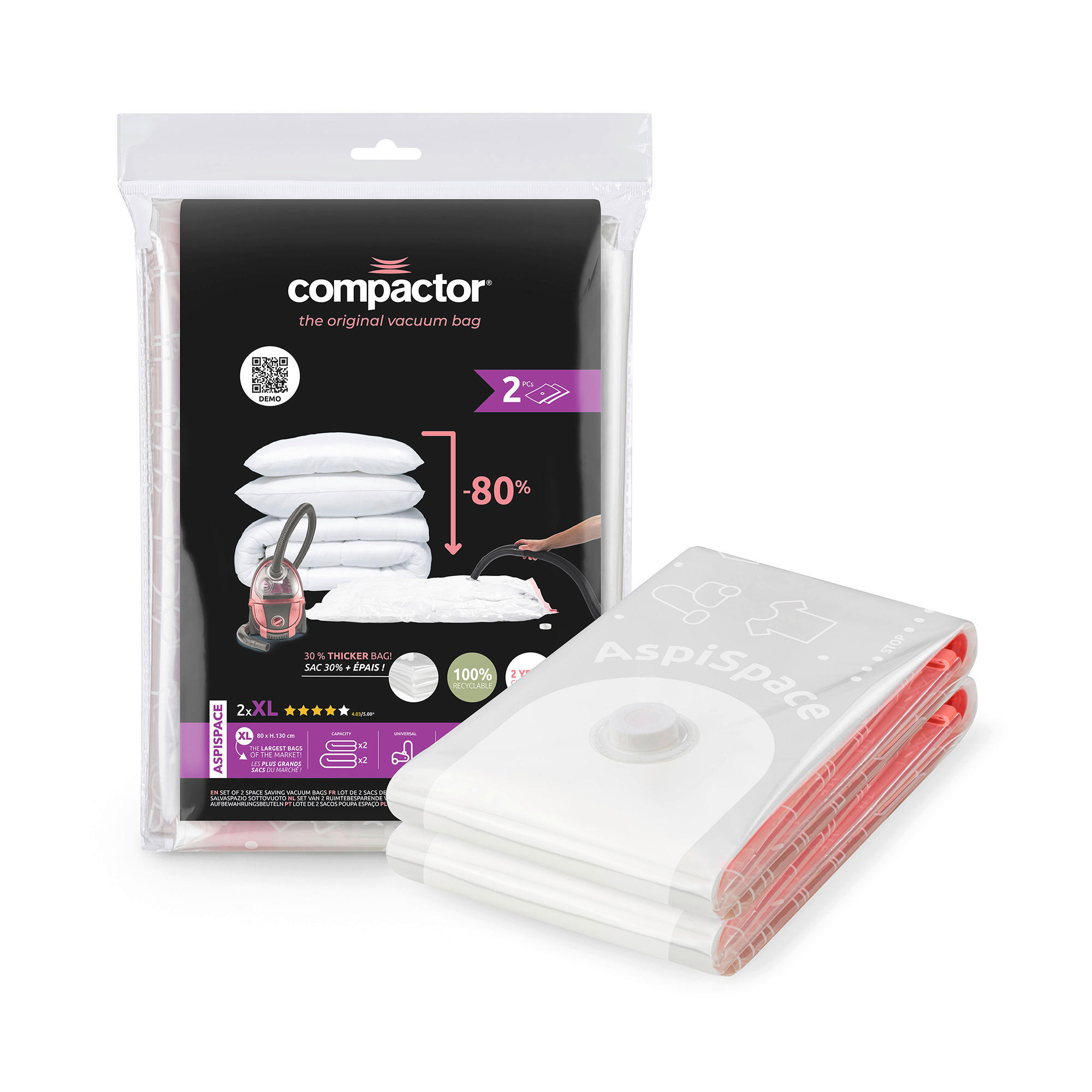 VÁKUOVÉ VRECE - Basics (80/130cm)