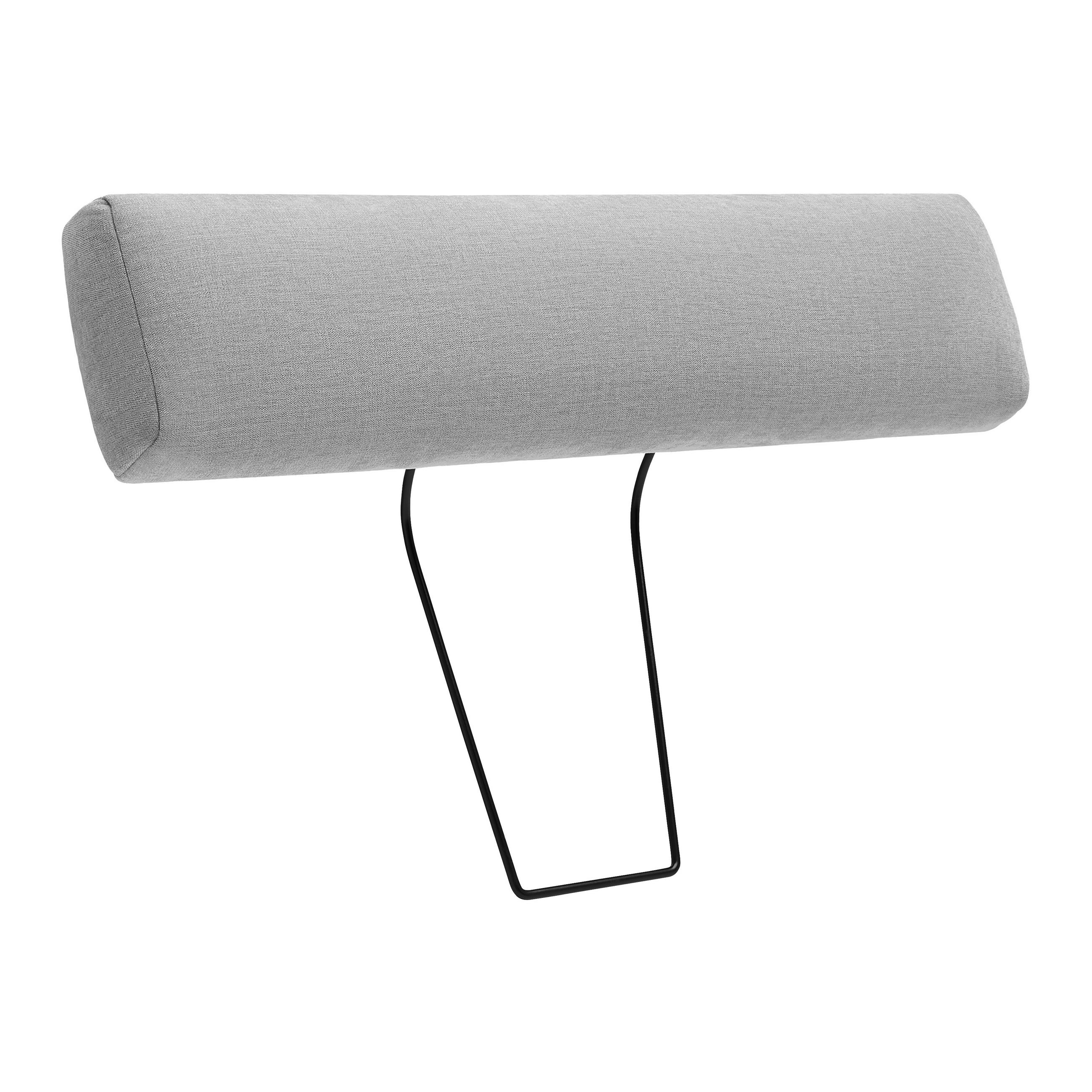 KOPFSTÜTZE Chenille  - Hellgrau, Konventionell, Textil (84/21/21cm) - MID.YOU