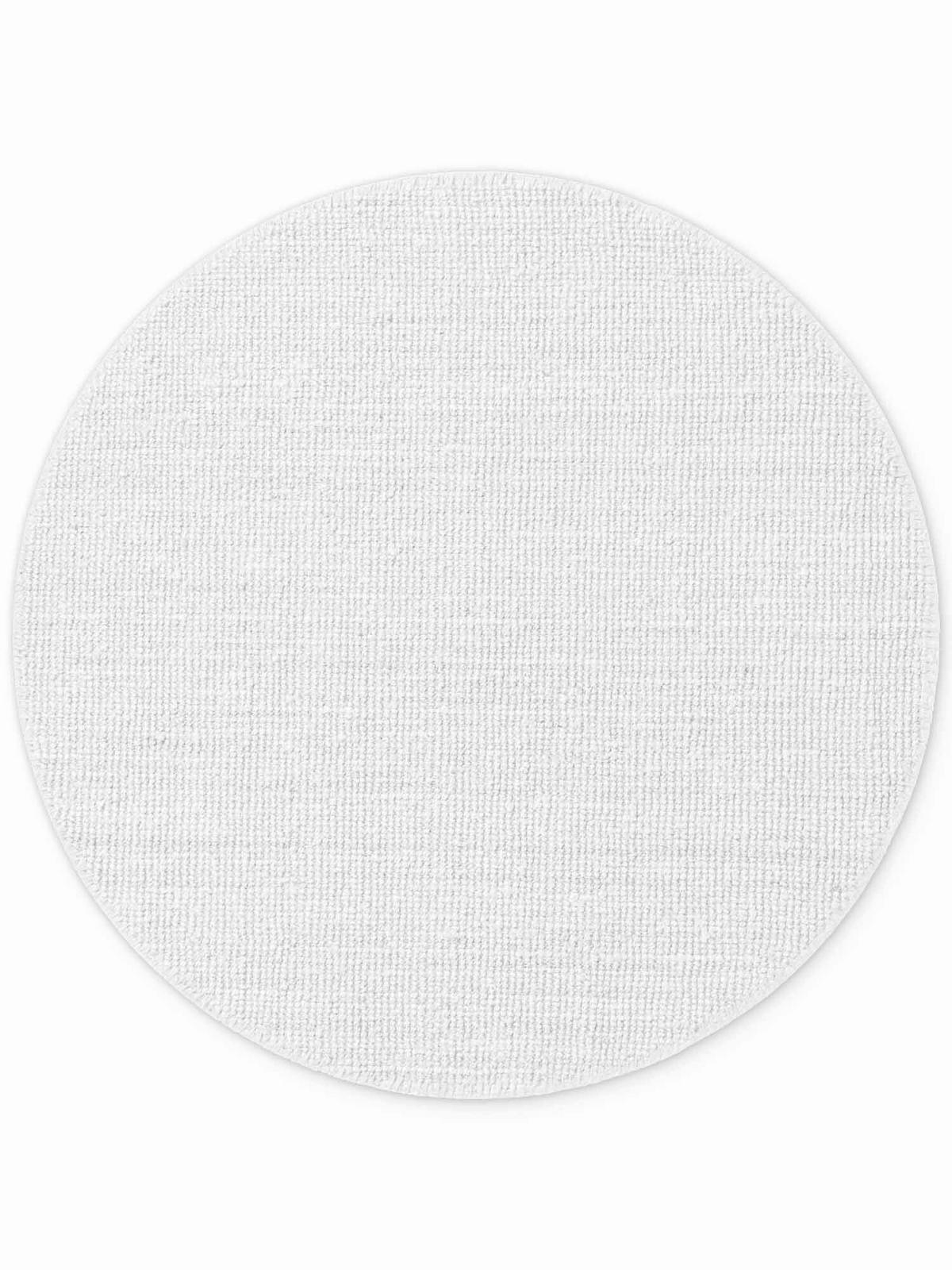 JUTETEPPICH 160 cm Bouclé Weiß rund  - Weiß, Basics, Textil (160cm) - Hanse Home