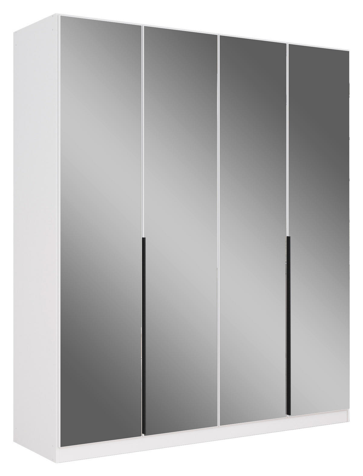 DREHTÜRENSCHRANK in Weiss  - Weiss, Modern, Holzwerkstoff/Metall (181/210/54cm) - Rauch Möbel
