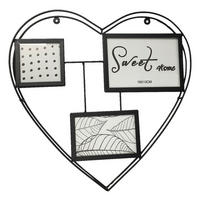 RÁM NA FOTOKOLÁŽ, 3, 40/40/3 cm - čierna, Basics, kov (40/40/3cm)