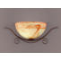 WANDLEUCHTE - Braun, Design, Glas/Metall (52/21/15cm) WANDLEUCHTE - Braun, Design, Glas/Metall (52/21/15cm)