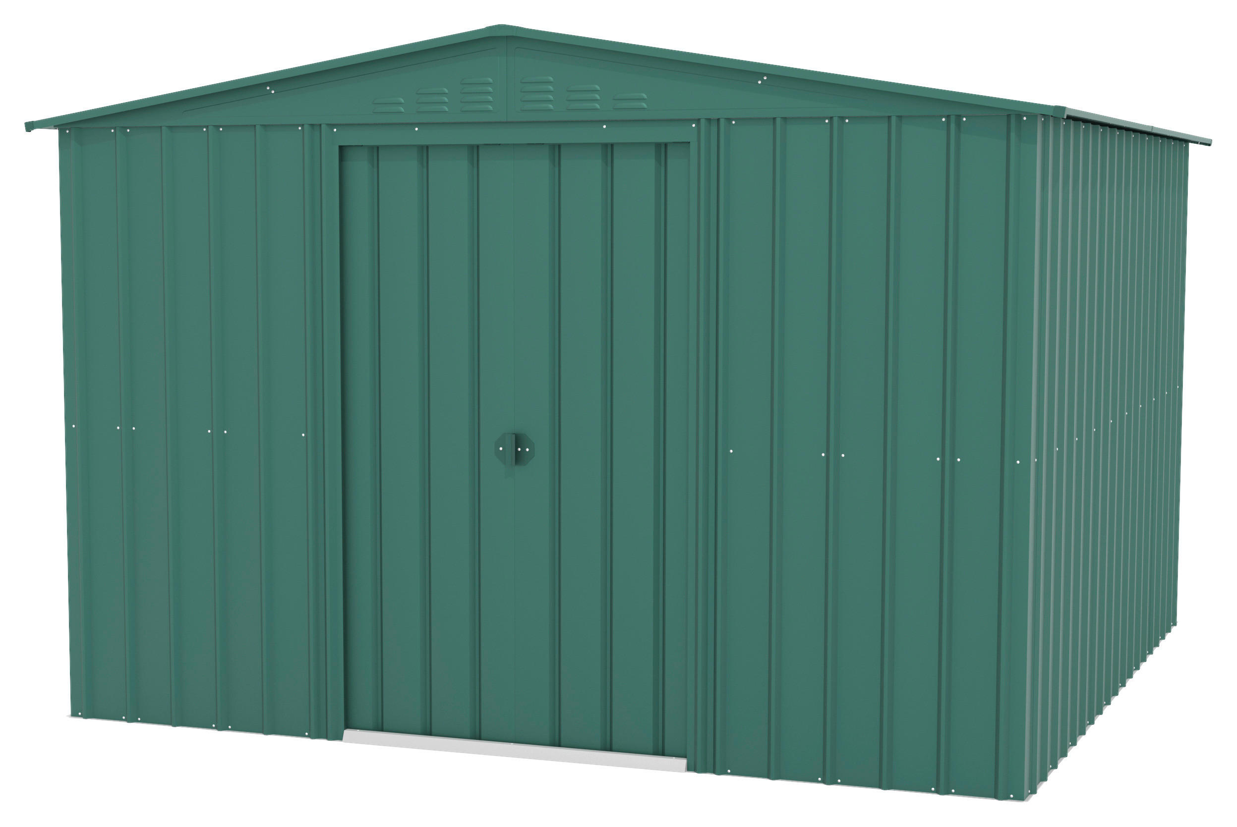 GERÄTEHAUS 308/202/309 cm  - Dunkelgrün, Basics, Metall (308/202/309cm)