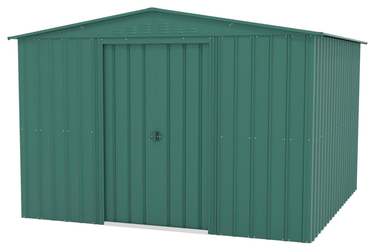 GERÄTEHAUS 308/202/309 cm  - Dunkelgrün, Basics, Metall (308/202/309cm)