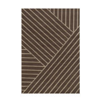 FLACHWEBETEPPICH  Wohnzimmer 120/180 cm Taupe rechteckig  - Taupe, Basics, Textil (120/180cm) - Kayoom