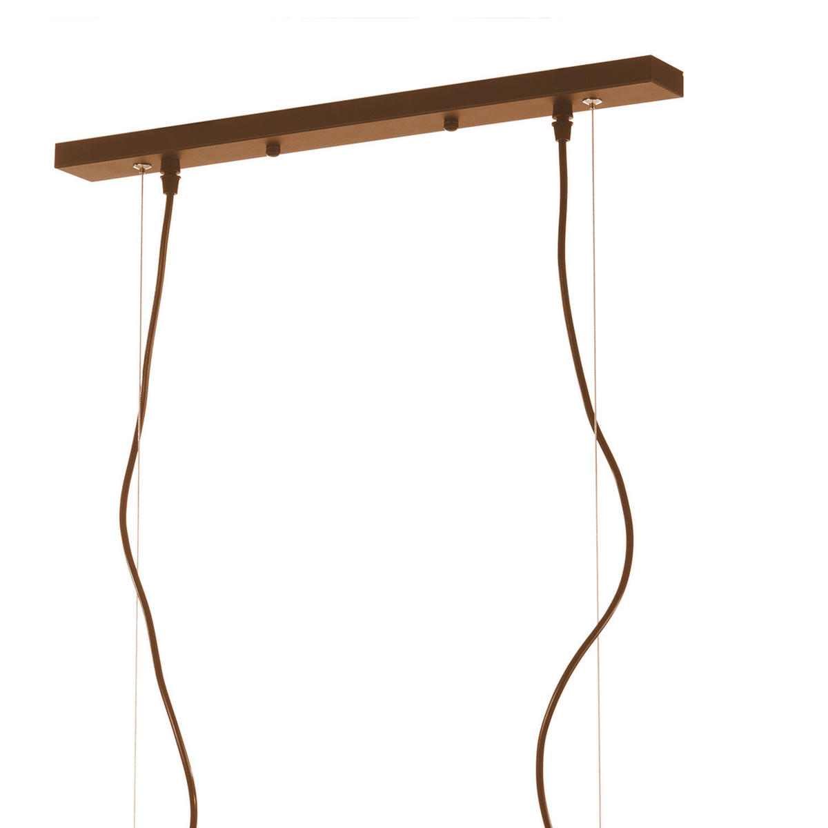 HÄNGELEUCHTE CAMINO 95/30/100 cm   - Cognac, Design, Metall (95/30/100cm)