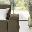 ECKSOFA in Struktur Graubraun  233/313 cm  - Graubraun/Schwarz, Design, Kunststoff/Textil (233/313cm) - Emilio Belluti