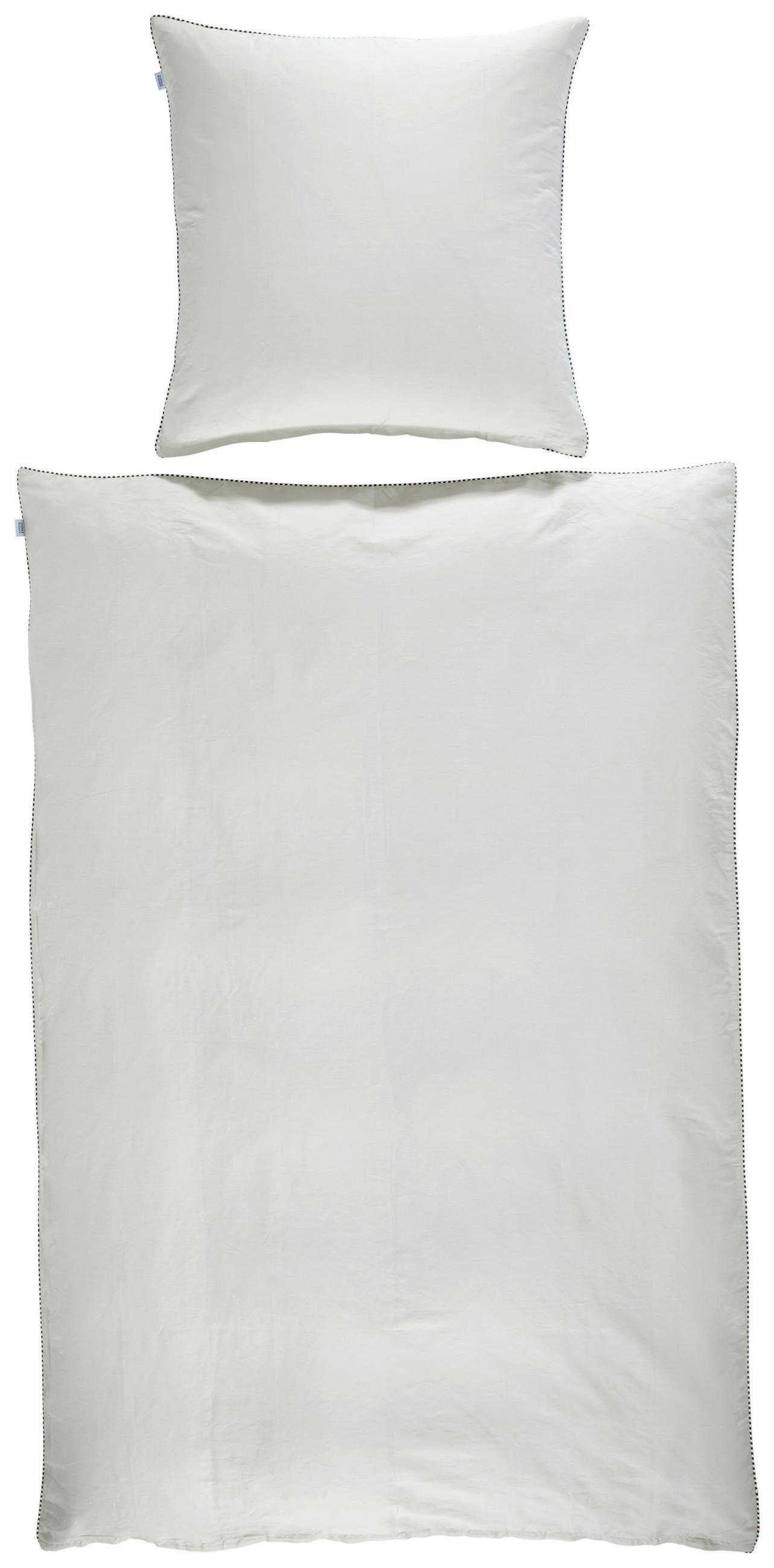 WENDEBETTWÄSCHE 135/200 cm SW-Favour beige Satin  - Beige/Creme, Design, Textil (135/200cm) - Schöner Wohnen
