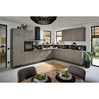 EINBAUKÜCHE   - Taupe, Design, Holzwerkstoff - Celina
