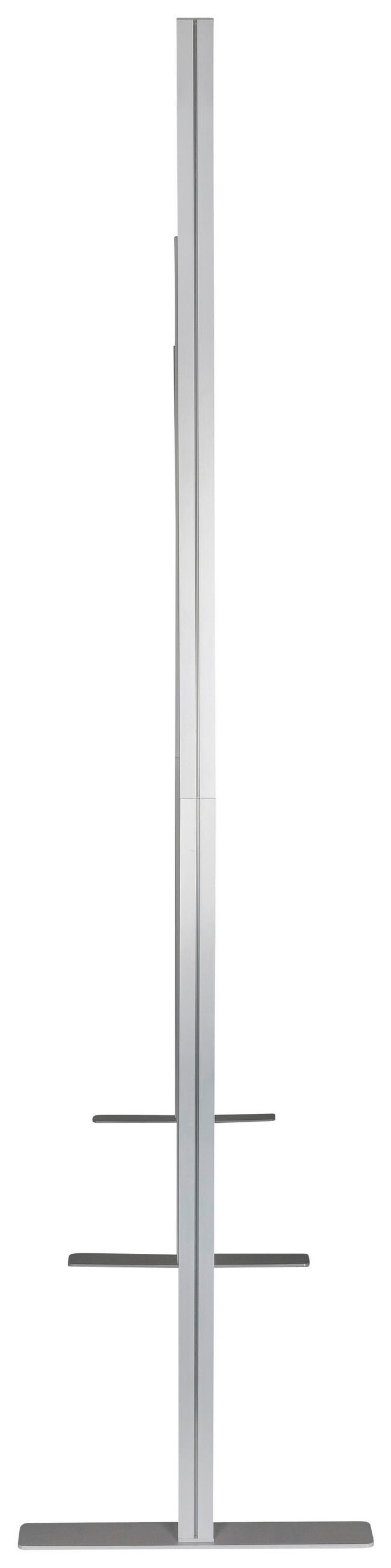 TRENNWAND Metall, Kunststoff, Textil Grau  - Grau, Basics, Kunststoff/Textil (193,5/167,3cm) - MID.YOU