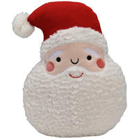 ZIERKISSEN  - Rot/Schwarz, LIFESTYLE, Textil (45/10/32cm) - X-Mas