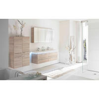 BADEZIMMER  in  - Eichefarben/Weiß, Design, Glas/Keramik - Leonardo Living