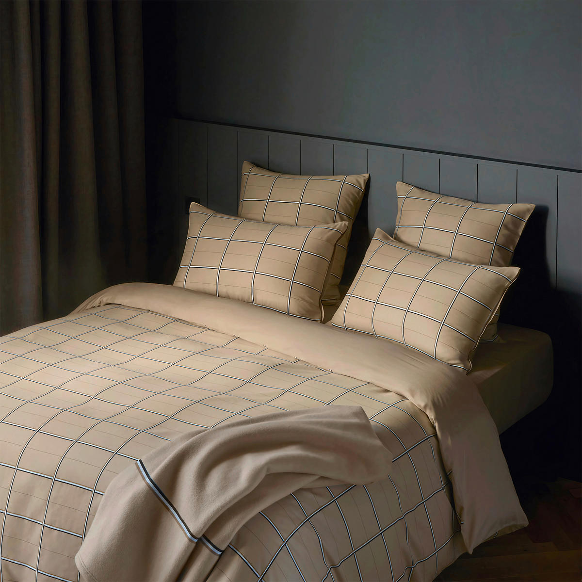 BETTWÄSCHE 140/200 cm  - Hellbraun, Design, Textil (140/200cm) - Hugo Boss