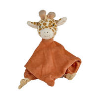SCHMUSETUCH Giraffe Kaya  - Cognac, Basics, Textil (32/43/8cm) - Sterntaler
