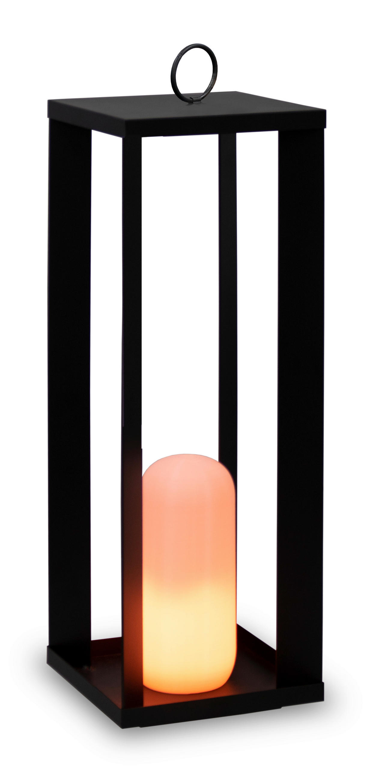 LED-AUßENLEUCHTE SIROCO 18/50/18 cm   - Schwarz, Basics, Metall (18/50/18cm) - Newgarden