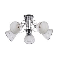 PENDELLEUCHTE Elotte 58/58/27 cm   - Chromfarben, KONVENTIONELL, Metall (58/58/27cm)