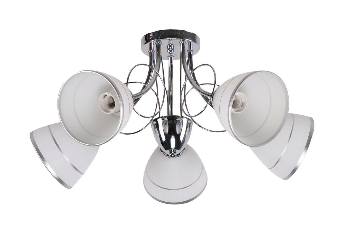 PENDELLEUCHTE Elotte 58/58/27 cm   - Chromfarben, KONVENTIONELL, Metall (58/58/27cm)
