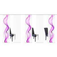 FLÄCHENVORHANG in Beere halbtransparent  - Beere, Design, Textil (5x60/245cm)