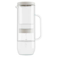 TISCHWASSERFILTER  Lucy  - Klar/Weiß, Trend, Glas/Kunststoff (2l) - waterdrop