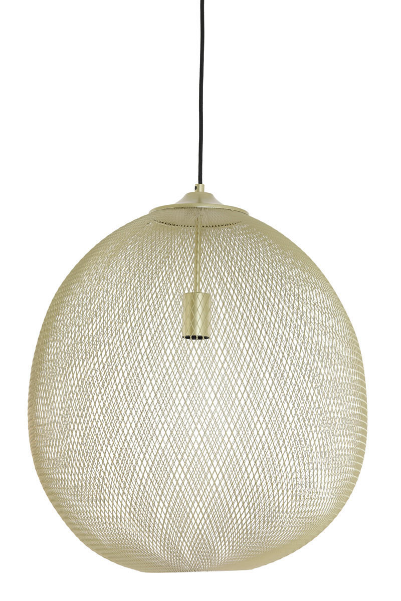 HÄNGELEUCHTE Moroc 50/58 cm   - Goldfarben, Design, Metall (50/58cm) - Light & Living