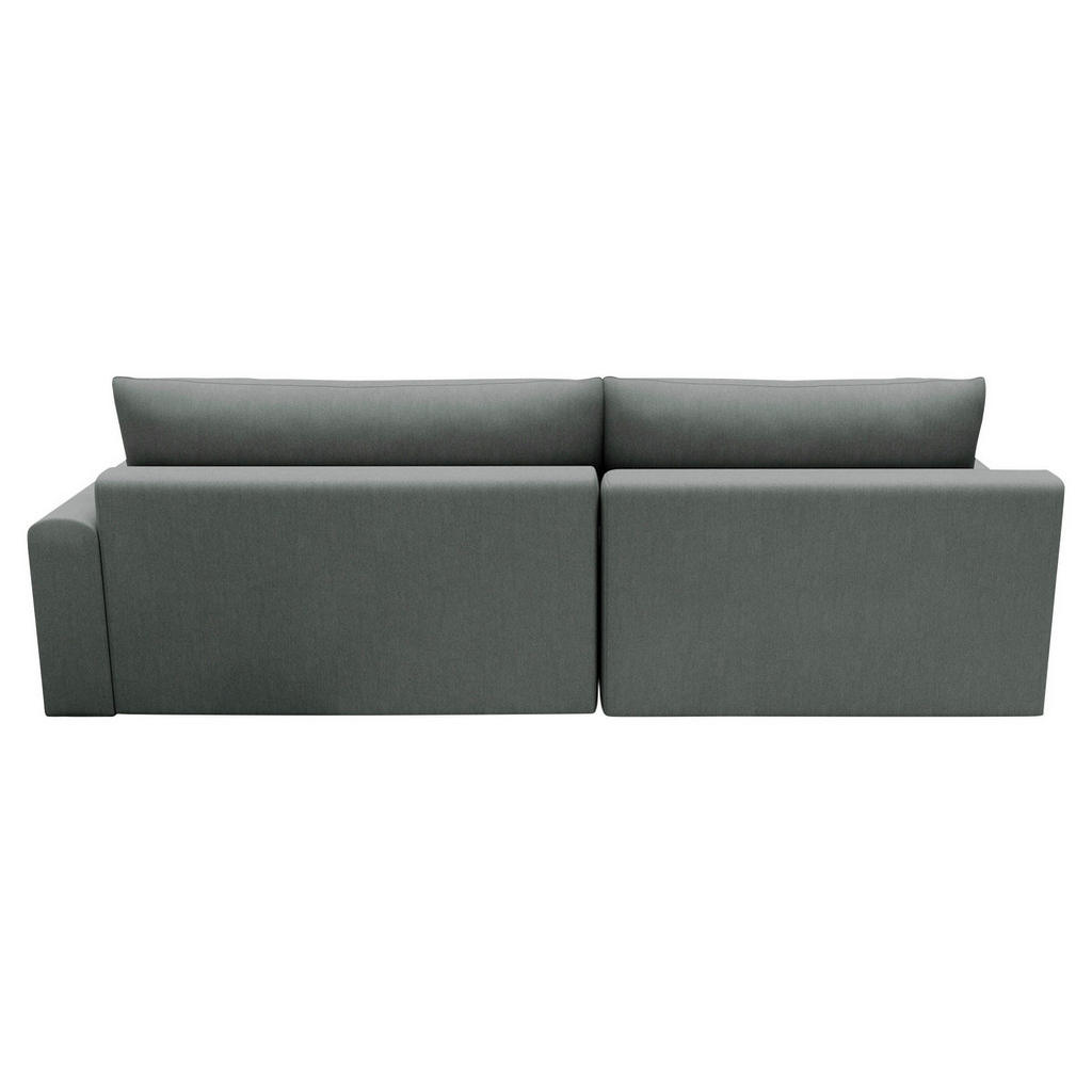 Thumbnail - Trendmanufaktur Eckschlafsofa Prag, Grau, Textil, 4-Sitzer, Füllung: Schaumstoff, 253x167 cm, Made in Europe, Schlafen a...