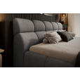 POLSTERBETT 160/200 cm,  in Greige,  - Greige/Schwarz, Design, Kunststoff/Textil (160/200cm) - Esposa