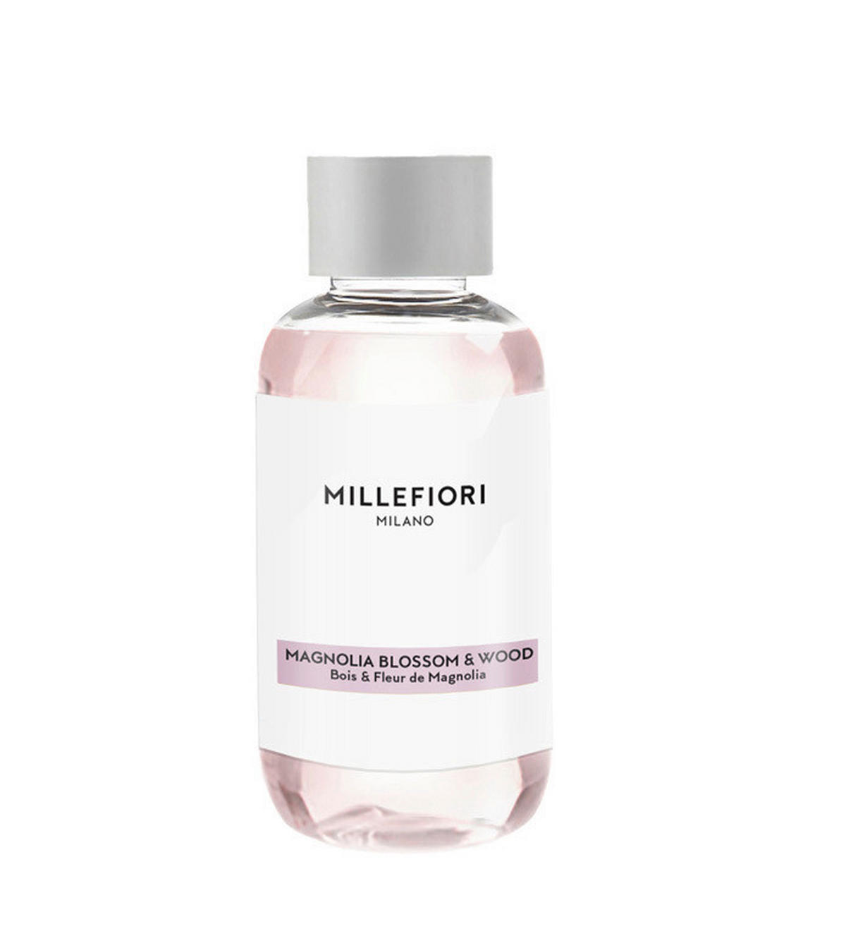 DIFFÚZOR  virágos  - pink/átlátszó, Basics, műanyag/üveg (4/10/4cm)