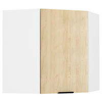 ECKOBERSCHRANK 57/60/57 cm  - Honigeiche/Weiss, Trend, Holzwerkstoff/Kunststoff (57/60/57cm) - MID.YOU