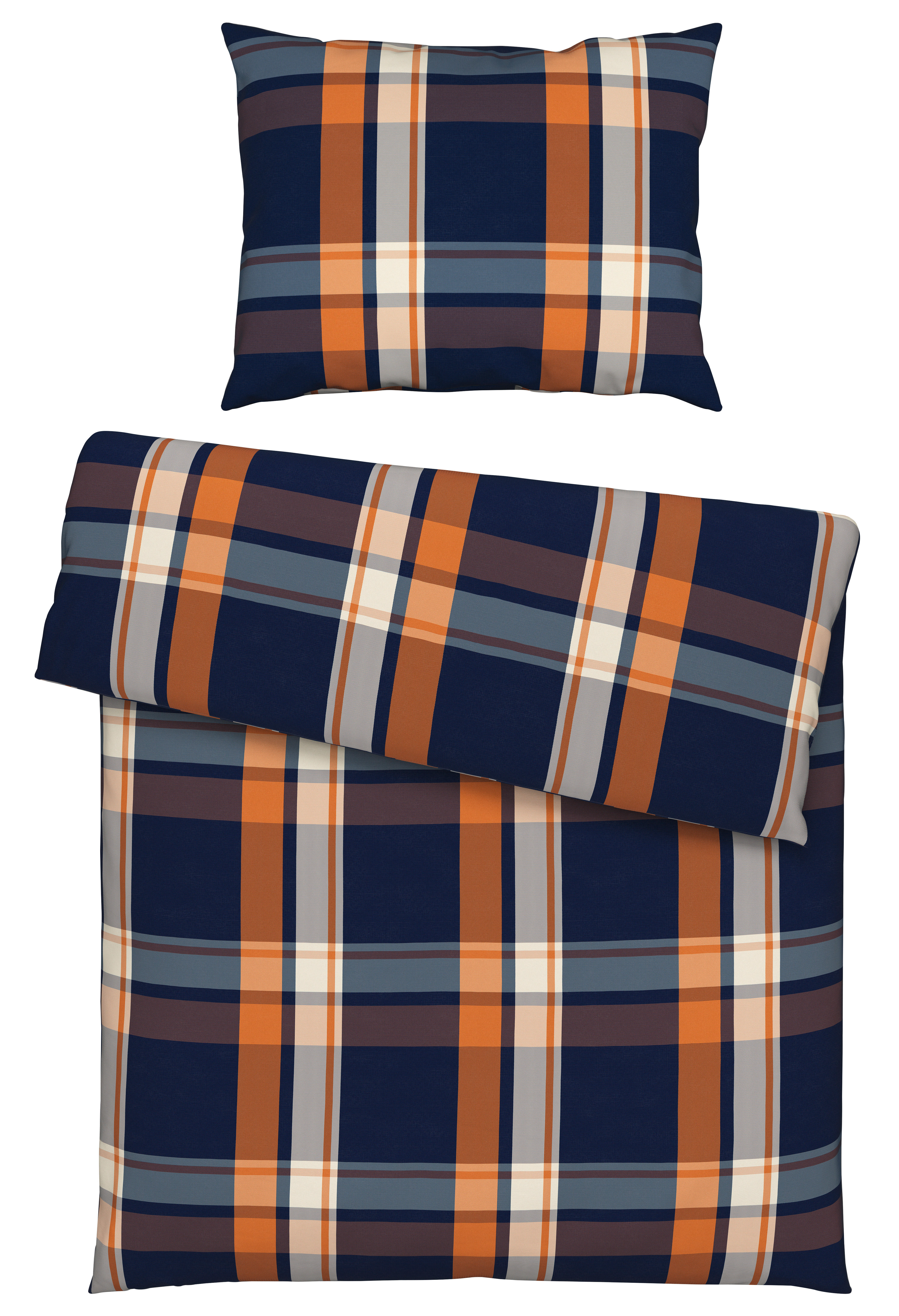 BETTWÄSCHE Flanell 140/200 cm  - Beige, Textil (140/200cm) - Dieter Knoll