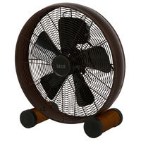 BODENVENTILATOR - Walnussfarben/Bronzefarben, Basics, Holz/Metall (47/46/19cm)