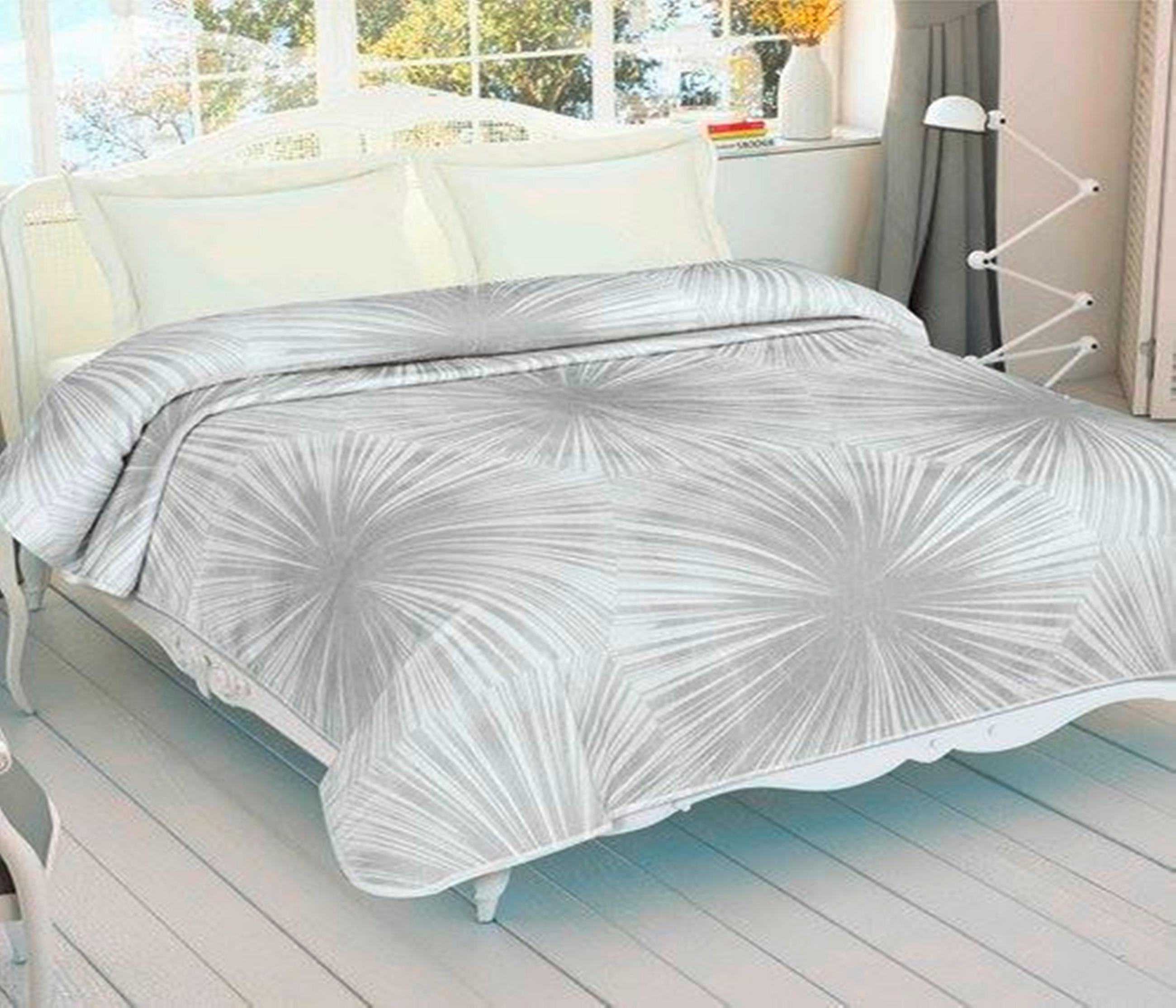 PĂTURĂ 220/240 cm  - gri, Design, textil (220/240cm)