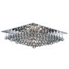 DECKENLEUCHTE    55/55/22 cm  - Klar, Design, Glas/Metall (55/55/22cm)
