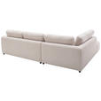 ECKSOFA  in Chenille Naturfarben  224/307 cm  - Schwarz/Naturfarben, KONVENTIONELL, Kunststoff/Textil (224/307cm) - Hom`in