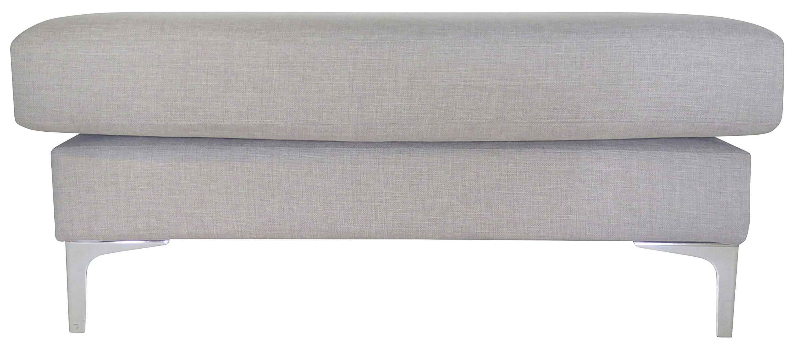 PALL i trä, metall, textil sandfärgad  - sandfärgad/kromfärg, Klassisk, metall/trä (96/47/68cm) - Best Price