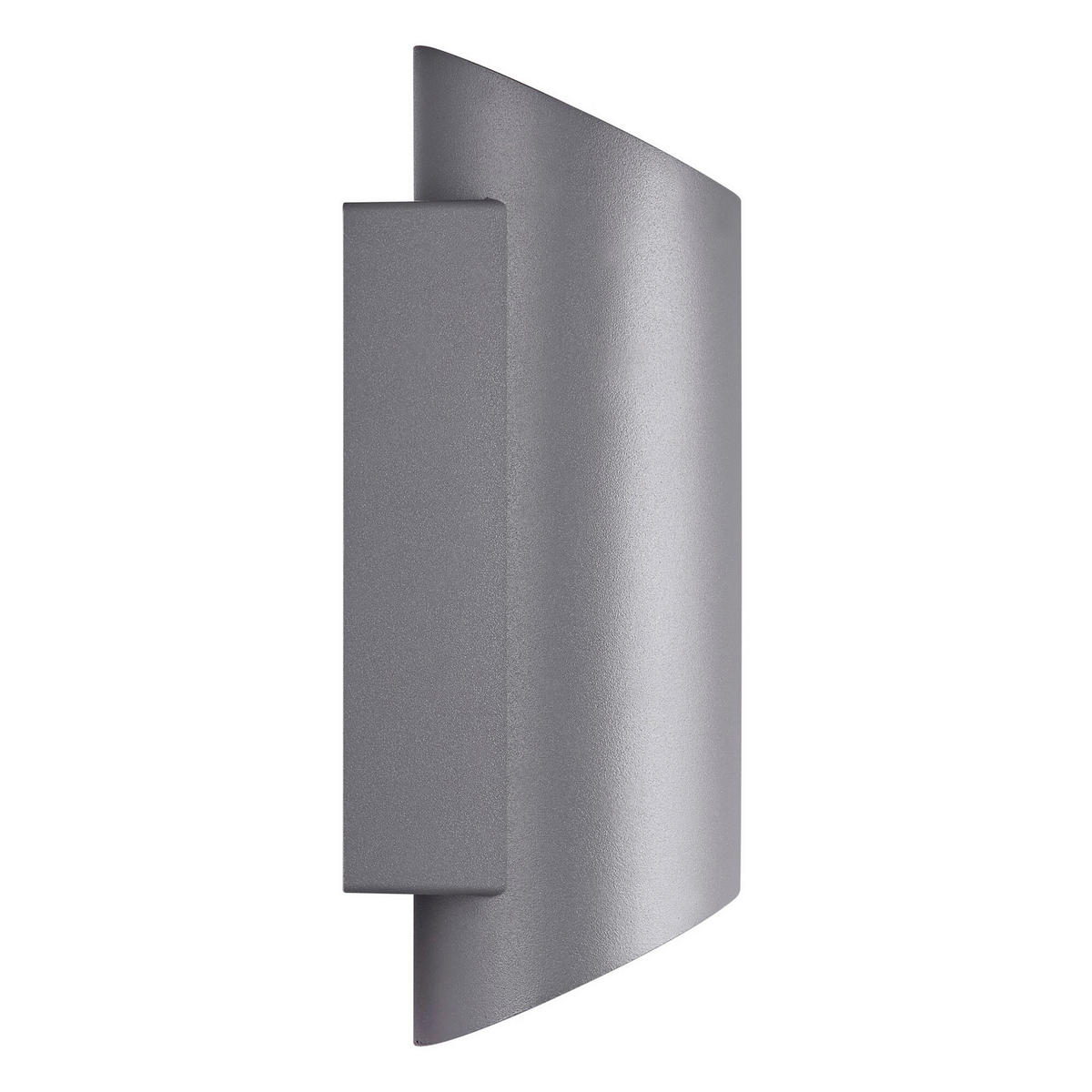 AUßENWANDLEUCHTE 7,7/9,5/23,5 cm   - Anthrazit/Zinkfarben, Design, Metall (7,7/9,5/23,5cm) - Nordlux