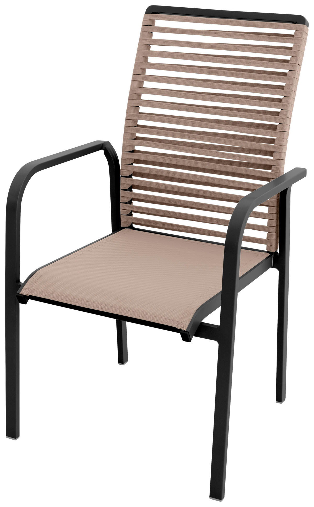 LOUNGE ÉTKEZŐGARNITÚRA 7 részes  242/242 cm   - bézs/antracit, Modern, textil/fém (242/242cm) - Doppler