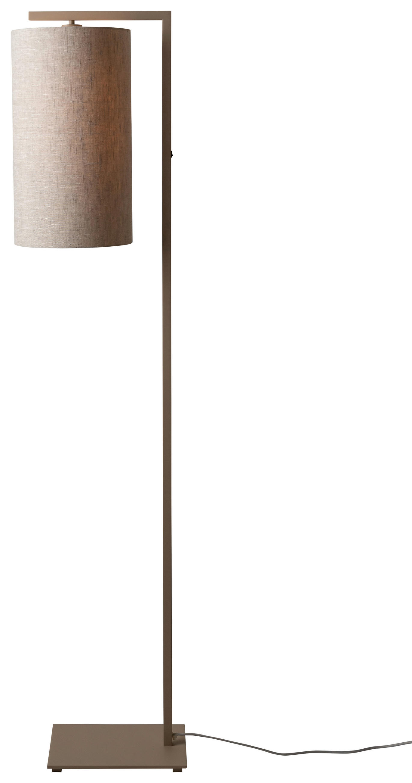 STEHLEUCHTE 30/160 cm    - Sandfarben/Beige, Design, Textil/Metall (30/160cm) - It's about Romi