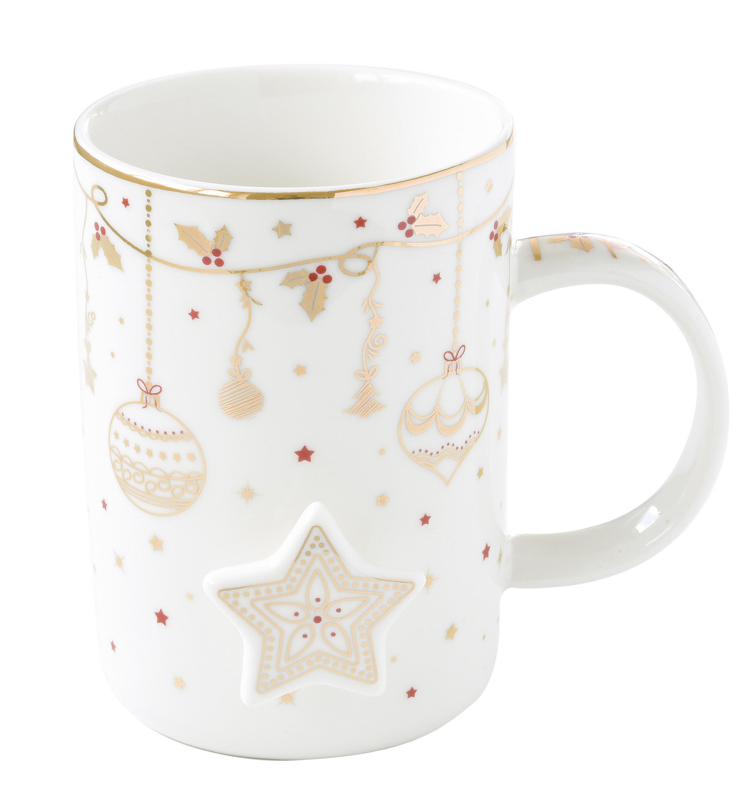 CSÉSZE 370 ml  - aranyszínű/fehér, Basics, kerámia (0.37l)