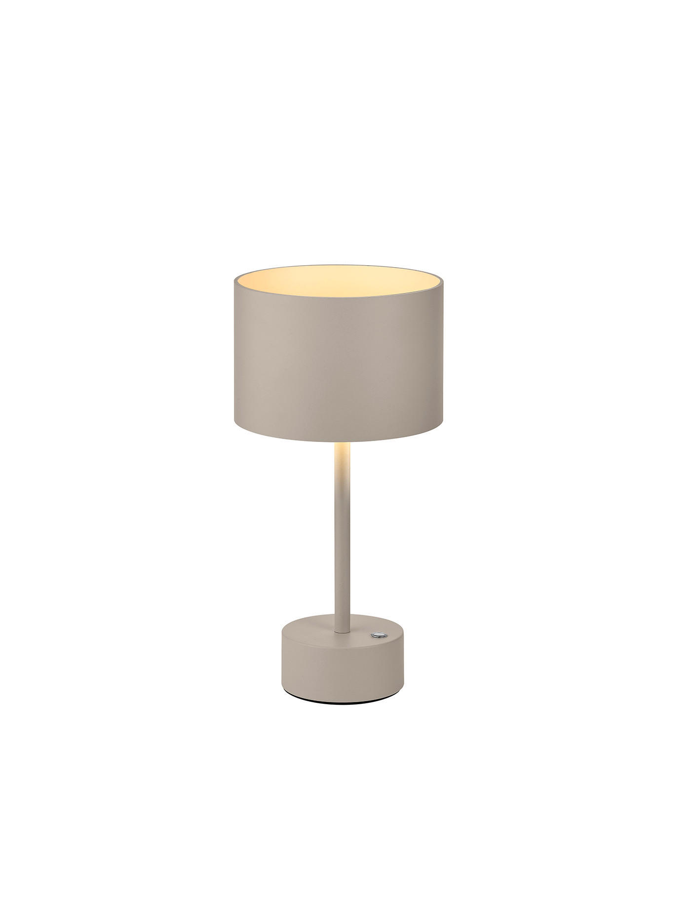 LED-TISCHLEUCHTE LOOP 15/30 cm   - Aprikose/Grauweiß, MODERN, Metall (15/30cm) - Musterring